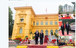 Tổng thống Trump đăng ảnh thăm chính thức Việt Nam, cảm ơn Chủ tịch nước Trần Đại Quang