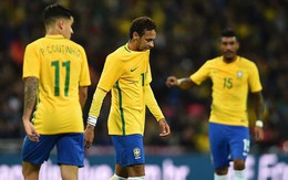 Neymar bất lực, Brazil hòa không bàn thắng với Anh trên sân Wembley