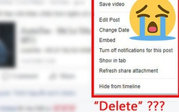 Facebook đã bỏ chức năng xóa status, hãy nghĩ kỹ trước khi thả thính!