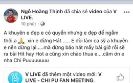 Tuyển thủ Việt Nam chê Chi Pu hát ‘như gà gáy’, đừng làm ca sĩ