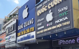 Apple sẽ mạnh tay xử các cửa hàng Việt Nam treo logo trái táo bừa bãi