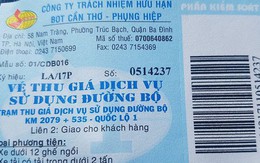 BOT Cần Thơ – Phụng Hiệp chưa giảm phí vì… vé in chưa kịp!