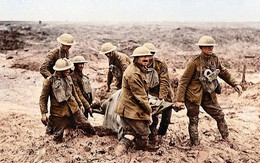 Không khí ngột ngạt trong chiến hào Thế chiến 1 qua loạt ảnh tô màu