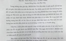 Tính nhầm lương hưu, Giám đốc BHXH tỉnh Phú Yên xin lỗi 64 giáo viên