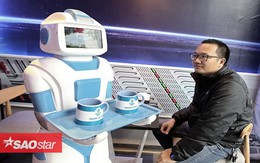 Quán cafe ở Hà Nội sử dụng nhân viên bưng bê là một “nàng”… robot