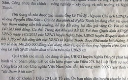 Nghệ An: Không phát hiện sai phạm trong việc tặng, nhận và nộp lại quà tặng