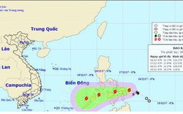 Bão Kai-tak giật cấp 10, diễn biến phức tạp