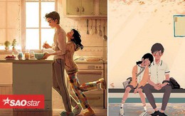 Bộ tranh khiến bạn phải nhận ra, tình yêu là những điều đơn giản mà ấm áp thế này thôi!