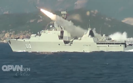 [VIDEO] Tàu hộ vệ tên lửa 012 Lý Thái Tổ phóng tên lửa Uran-E