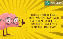 Thông minh chưa đủ, mắt phải thật tinh mới có thể tìm hết lỗi sai trong những bức ảnh này