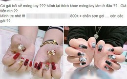 Cô nàng khoe làm bộ móng 800 nghìn đón năm mới rất ưng, chị em nhào vào chê tơi tả