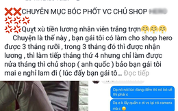 Nhân viên đến đòi lương, vợ chồng chủ shop kiếm cớ không trả tiền và lao vào đánh người