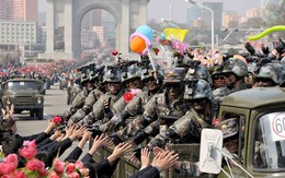 Tiết lộ hình ảnh binh sĩ Triều Tiên trong lễ duyệt binh tháng 4/2017