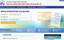 Hà Nội cấp giấy phép lái xe quốc tế hoàn toàn qua mạng từ ngày 2/1/2018