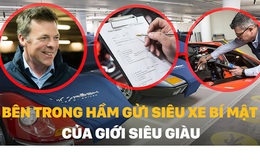 Bên trong hầm gửi siêu xe bí mật của giới siêu giàu