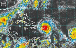 Bộ ba siêu bão đang hoành hành dữ dội trên Đại Tây Dương