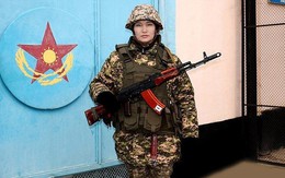 Ảnh: Vẻ đẹp “không lẫn vào đâu” của các nữ quân nhân Kazakhstan