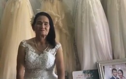 Nghệ An: Cô dâu 70 tuổi thử váy cưới khiến cư dân mạng xôn xao