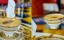 Uống cà phê phủ vàng tại khách sạn xa xỉ bậc nhất thế giới tại Dubai