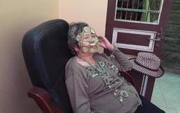 Hình ảnh bà nội 80 tuổi đắp mặt nạ dưa chuột và câu chuyện khiến nhiều cô gái "chào thua"