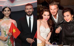 Những lần David Beckham "gây bão" khi sánh vai bên các mỹ nhân Việt đình đám