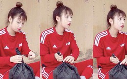 Nữ cầu thủ có gương mặt baby, được tìm kiếm trên khắp diễn đàn của U19 Việt Nam