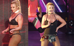 Britney Spears lộ eo ngấn mỡ, dáng thô khi diện đồ gợi cảm quá mức