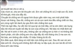 Bồ nhí cố tình mang bầu, không yêu cầu danh phận chỉ cần "chu cấp 15 triệu mỗi tháng" khiến hội chị em phẫn nộ