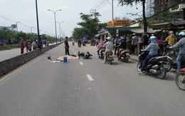 Dân truy đuổi chặn xe tải cán qua người đàn ông tử vong ở Sài Gòn