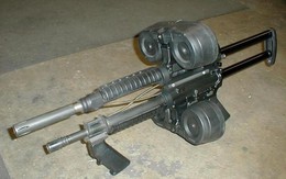Chiêm ngưỡng súng trường hai nòng Siamese M16 siêu độc đáo