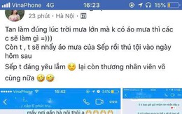 "Nhảy" áo mưa của sếp để thừa cơ thả thính còn lên mạng xã hội khoe, cô gái trẻ bị ném đá tơi bời