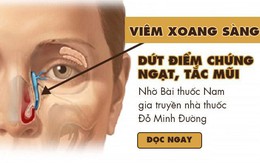 Bệnh viêm xoang sàng trước, sau: Dấu hiệu và cách chữa hiệu quả