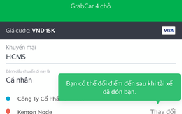 Grab ‘bắt chước’ Uber, ra tính năng cho thay đổi điểm đến