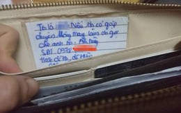 Câu chuyện may mắn ngày cuối năm: Cô gái Hà Nội được trả lại ví đánh rơi nhờ mảnh giấy nhỏ bên trong