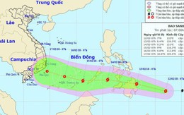 Chuyên gia khí tượng: Khả năng bão Sanba giật cấp 11 sẽ suy yếu trước khi vào Biển Đông