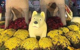 Biểu tượng chó ở đường hoa bị chê "không giống chó": Đang tìm cách khắc phục