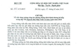 Dịch cúm, sởi diễn biến phức tạp, Bộ Y tế Chỉ thị tăng cường chống dịch