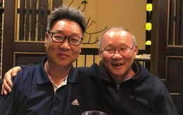HLV Park Hang Seo ăn tối cùng "sư phụ thứ 2" của Hoàng Xuân Vinh