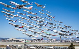Bức ảnh có 1-0-2: Cảnh tượng hàng trăm “con chim sắt” khổng lồ cất cánh trên bầu trời