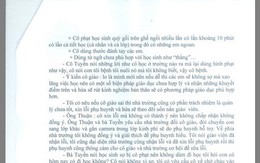 Vụ cô giáo bị phụ huynh ép quỳ: Hiệu trưởng nhận trách nhiệm!