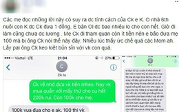 Chị em tranh cãi chuyện suốt 6 tháng nuôi con chồng không giúp đồng nào, vợ biếu mẹ chồng 100 nghìn đi chơi thì bị mắng keo kiệt