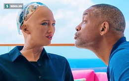 Hẹn hò với nữ robot Sophia, tài tử Will Smith chưng hửng vì bị đối phương hờ hững