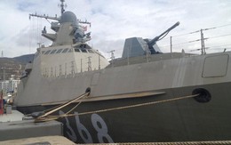 Lộ diện hình ảnh đầu tiên về tàu hộ vệ tàng hình Dự án 22160 của Hải quân Nga
