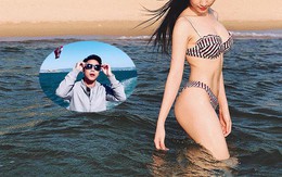 Hòa Minzy diện bikini nóng bỏng, công khai bày tỏ tình cảm với bạn trai thiếu gia