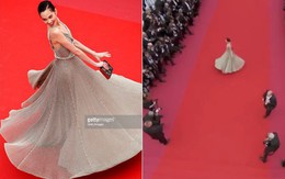 Thảm đỏ Cannes 2018: Mỹ nhân Nhật gây hoang mang với màn tạo dáng "có 1 không 2"