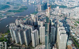 Cận cảnh công trường thi công đỉnh tòa nhà cao nhất Việt Nam, dự kiến khai trương vào quý 4