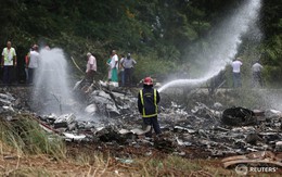 Hiện trường vụ tai nạn máy bay thảm khốc tại Cuba khiến hơn 100 người thiệt mạng
