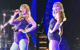 Mặc đồ bó sát, Taylor Swift lộ rõ bụng ngày càng béo ra, vòng 3 cũng đẫy đà hơn trước