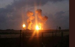 Chiến đấu cơ Israel lại bất ngờ không kích Dải Gaza trong đêm