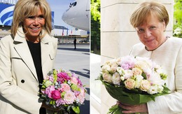 Thông điệp ẩn sau bó hoa ông Putin tặng Thủ tướng Đức và phu nhân Tổng thống Pháp